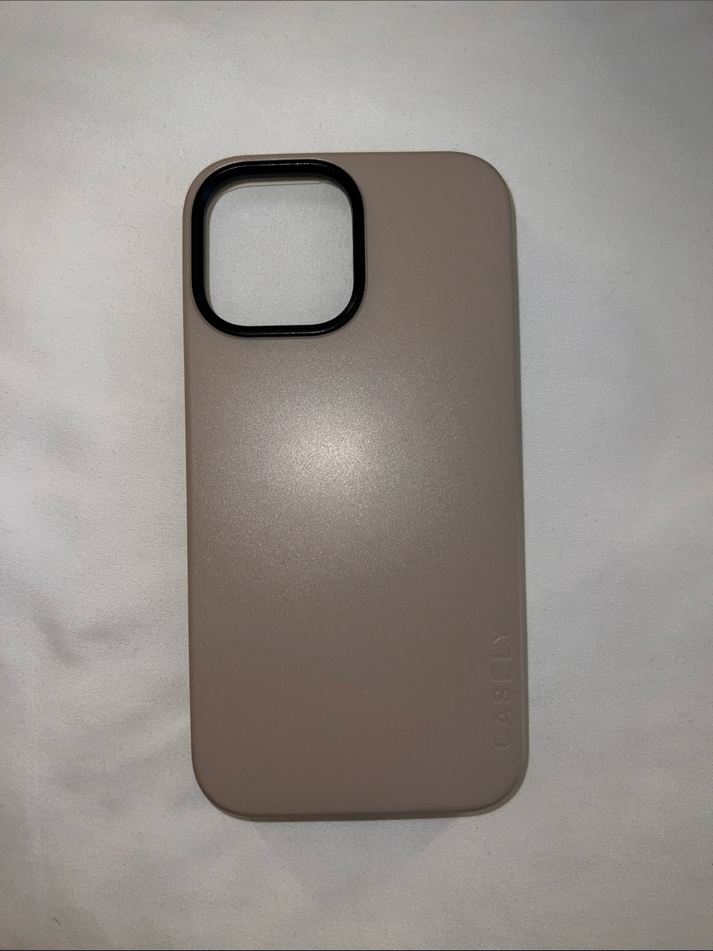 Casely Slim Soft-Touch Phone Case in Taupe iPhone 13 Pro Max